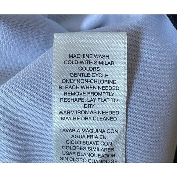 WHBM Tank Top Womens Size 14 Multicolor Geometric Block Print Lined Business - Picture 9 of 14